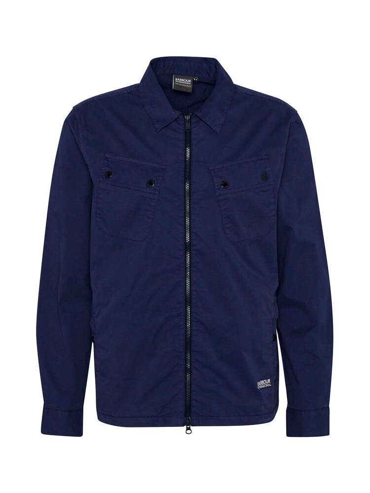 Barbour® International Blue Hayden Overshirt - Image 5 of 5