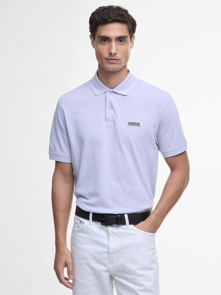 Barbour® International Lightweight Pique Essential Polo Shirt - Image 1 of 5
