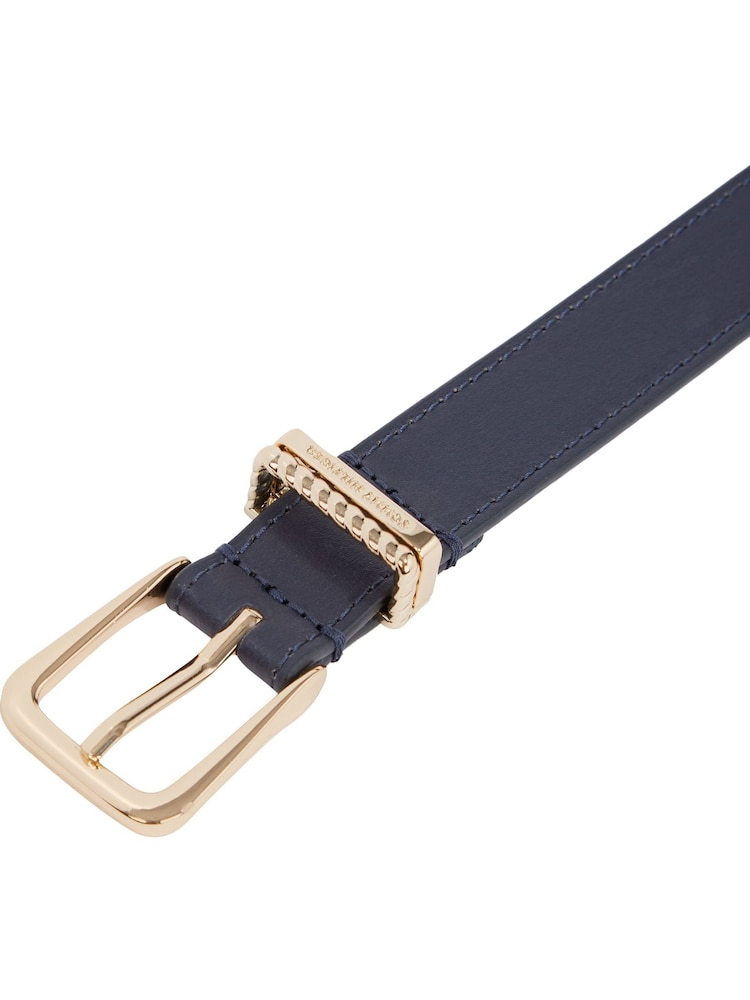 Azul - Tommy Hilfiger Luxe Leather Belt - Imagen 4 de 4