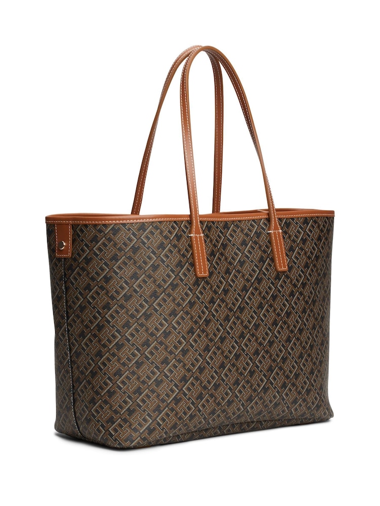Tommy Hilfiger Black Play Leather Tote Bag - Image 2 of 4
