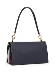 Tommy Hilfiger Blue Tommy Hilfiger Medium Heritage Cross-Over Brown Bag - Image 2 of 5