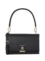 Tommy Hilfiger Medium Heritage Cross-Over Black Bag - Image 1 of 5