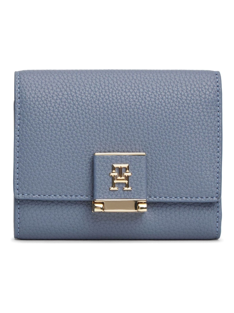 Tommy Hilfiger Blue Medium Blue Heritage Flap Wallet - Image 1 of 4