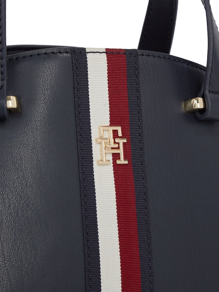 Tommy Hilfiger Mini Blue Modern Tote Bag - Image 4 of 4