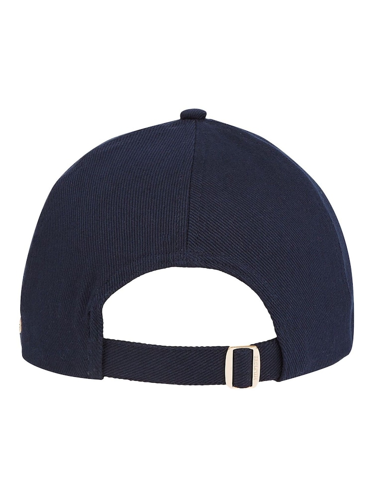 Tommy Hilfiger Blue Naval 100% Cotton Hat - Image 3 of 3 Tommy Hilfiger Blue Naval 100% Cotton Hat - Image 3 of 3