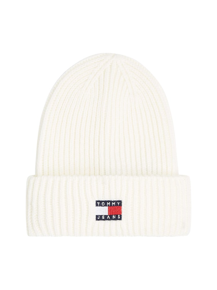 Tommy Hilfiger White Tommy Hilfiger White Heritage Beanie - Image 2 of 3