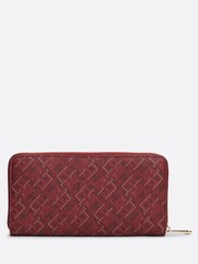 Tommy Hilfiger Red Large Gifting Zip Around Wallet - Image 2 of 4