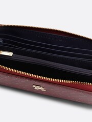 Tommy Hilfiger Red Large Gifting Zip Around Wallet - Image 3 of 4