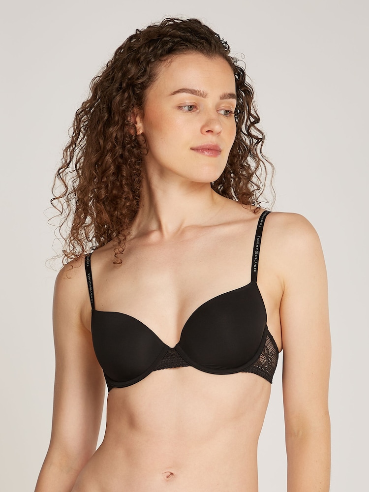 Tommy Hilfiger Balconette Black Bra - Image 1 of 6