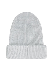 Tommy Hilfiger Grey Tommy Hilfiger White Heritage Beanie - Image 3 of 3