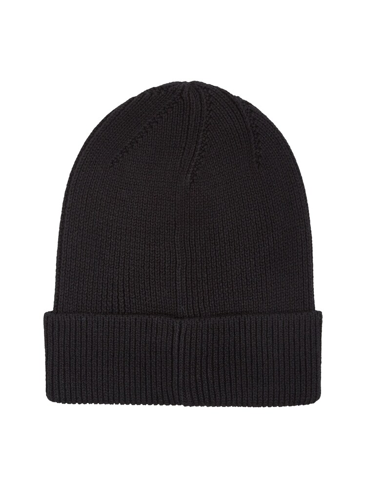 Tommy Hilfiger Black Elongated Flag Beanie - Image 2 of 4