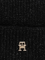 Tommy Hilfiger Luxe Black Beanie - Image 4 of 4
