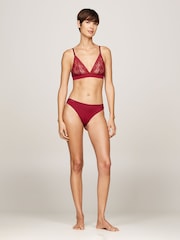 Tommy Hilfiger Red Unlined Triangle Bra - Image 3 of 4