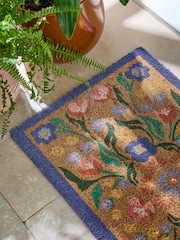 Blue Bettie Floral Doormat - Image 4 of 6