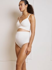 Seraphine X Vogue Williams Bone & Blush Overbump Second Skin Briefs 2 Pack - Image 5 of 8