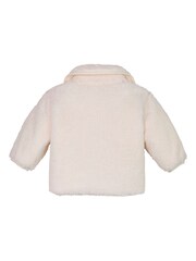 Tommy Hilfiger Reverse Teddy White Jacket - Image 2 of 3