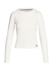 رداء علوي لبيجامة بكُم طويل من القطن 100% من Tommy Hilfiger - صورة 5 من 5