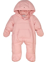 Tommy Hilfiger Pink Solid Ski Suit: Jacket - Image 1 of 3