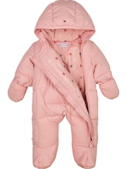 Tommy Hilfiger Pink Solid Ski Suit: Jacket - Image 3 of 3