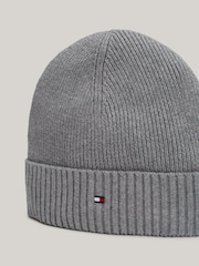 Tommy Hilfiger Grey Cotton Cashmere Beanie - Image 2 of 5