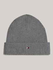 Tommy Hilfiger Grey Cotton Cashmere Beanie - Image 3 of 5