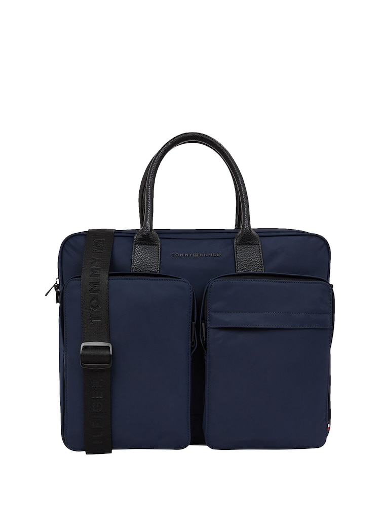Tommy Hilfiger Blue Computer Bag - Image 1 of 4