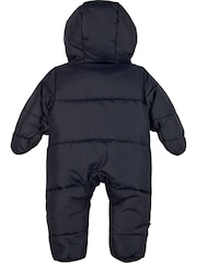 Tommy Hilfiger Blue Solid Ski Suit: Jacket - Image 2 of 3