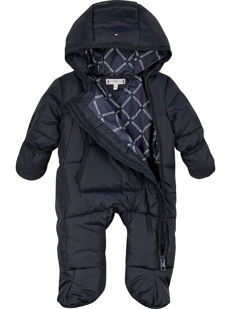 Tommy Hilfiger Blue Solid Ski Suit: Jacket - Image 3 of 3