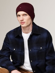 Tommy Hilfiger Red Flag Pima Cotton Beanie - Image 1 of 5