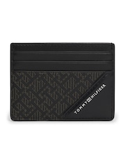 Tommy Hilfiger Monogram Black Card Holder - Image 1 of 4