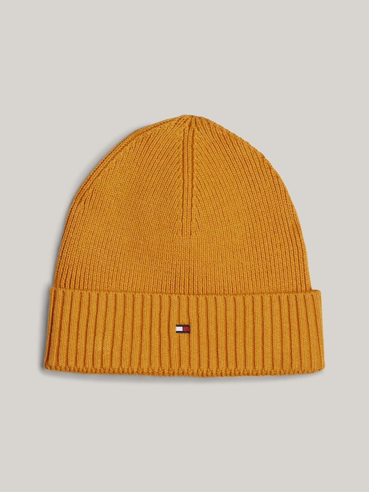 Tommy Hilfiger Yellow Flag Pima Cotton Beanie - Image 1 of 5