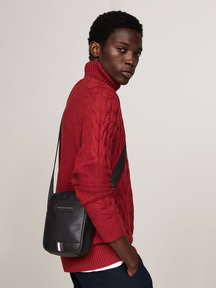 Tommy Hilfiger Mini Business Reporter Black Bag - Image 5 of 5