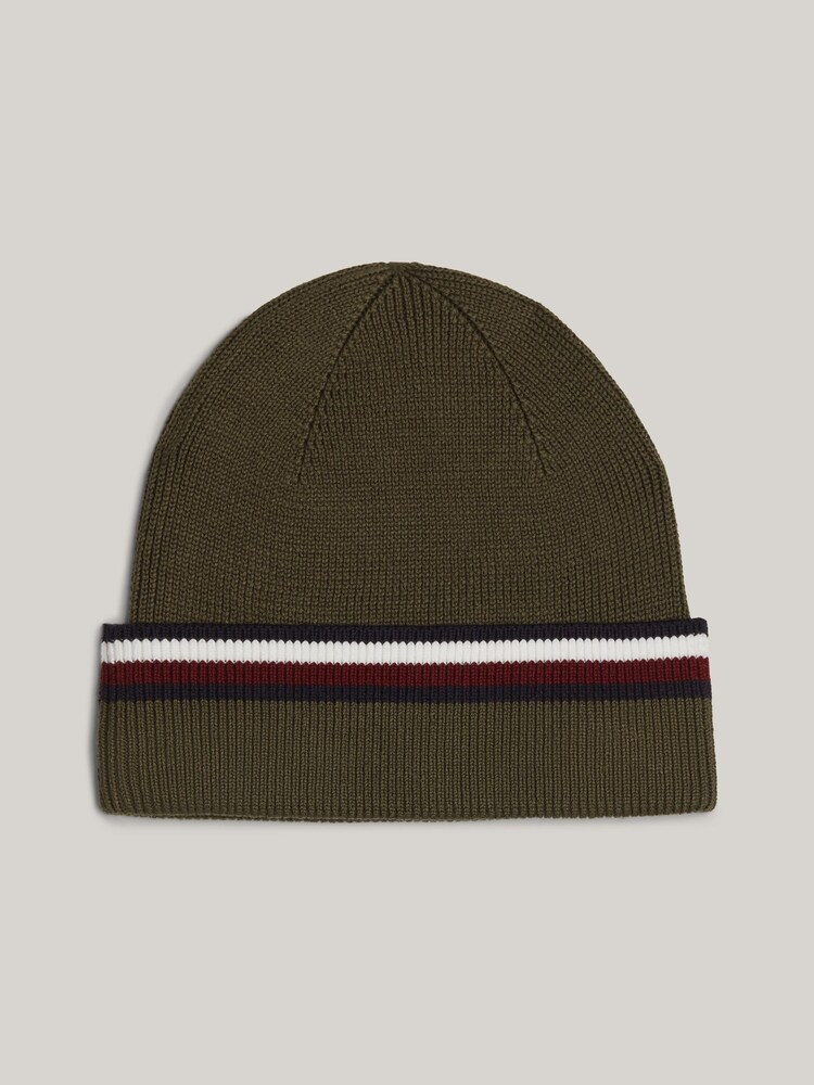 Tommy Hilfiger Blue Love Solid Stripe Beanie - Image 2 of 5
