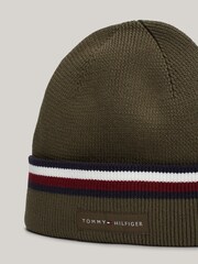 Tommy Hilfiger Blue Love Solid Stripe Beanie - Image 3 of 5