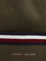 Tommy Hilfiger Blue Love Solid Stripe Beanie - Image 4 of 5