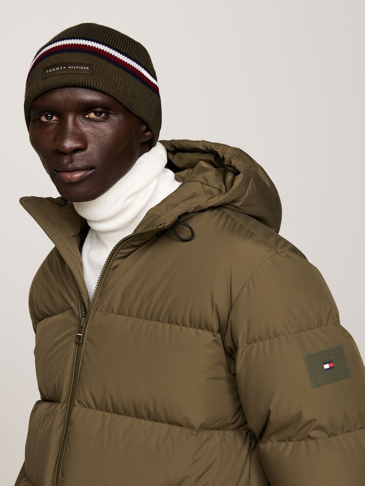 Tommy Hilfiger Blue Love Solid Stripe Beanie - Image 5 of 5