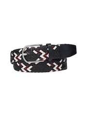Tommy Hilfiger Blue Business Luxe Leather Belt - Image 1 of 3
