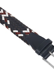 Tommy Hilfiger Blue Business Luxe Leather Belt - Image 3 of 3