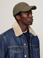 Tommy Hilfiger Green Flag Corduroy Soft 6 Panel Cap - Image 3 of 3