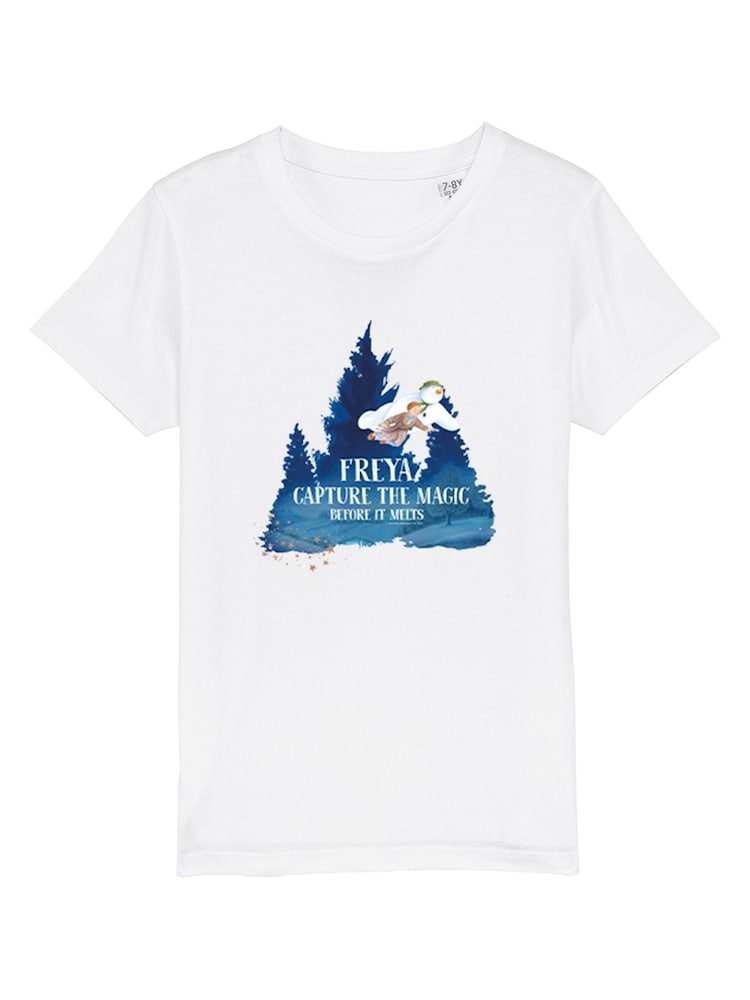 Star Editions Adults Personalised Capture the Magic Before it Melts White 100% Cotton T-Shirt - Image 3 of 3