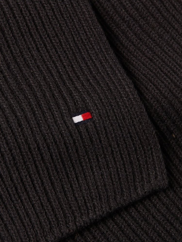 Tommy Hilfiger Black Flag Pima Cotton Cashmere Scarf - Image 2 of 4 Tommy Hilfiger Black Flag Pima Cotton Cashmere Scarf - Image 2 of 4