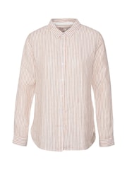 Barbour® White Chrome Marine Striped 100% Linen Shirt - Image 6 of 7