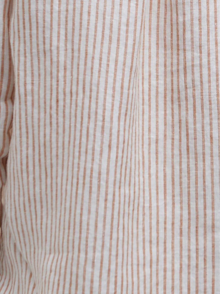Barbour® White Chrome Marine Striped 100% Linen Shirt - Image 7 of 7