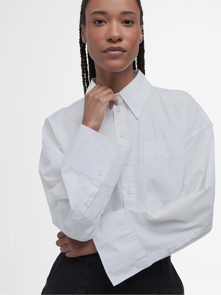 Barbour® White 100% Cotton Angela Shirt - Image 1 of 5