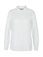 Barbour® White Marine Striped 100% Linen Shirt - Image 6 of 6