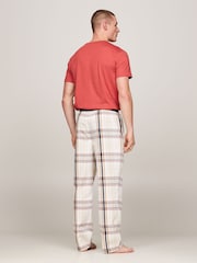 بيجامة منسوجة مزيّنة بطبعة %100 قطن من Tommy Hilfiger - صورة 3 من 5