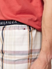 بيجامة منسوجة مزيّنة بطبعة %100 قطن من Tommy Hilfiger - صورة 4 من 5