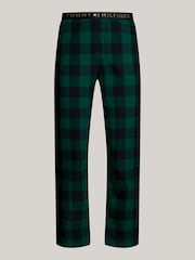 Tommy Hilfiger Green Flannel Joggers - Image 5 of 5
