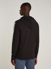 Tommy Hilfiger Black Black Zip Up 100% Cotton Hoodie - Image 2 of 4