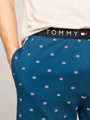 Tommy Hilfiger Nude Short Sleeved Printed Jersey 100% Cotton Pyjama Set - Image 4 of 4